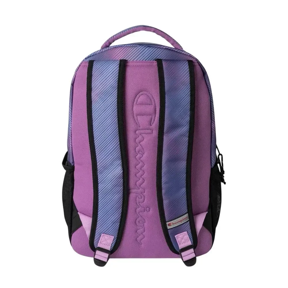 Champion Center Backpack Blue/Pink School Laptop Travel gym Lightweight  New